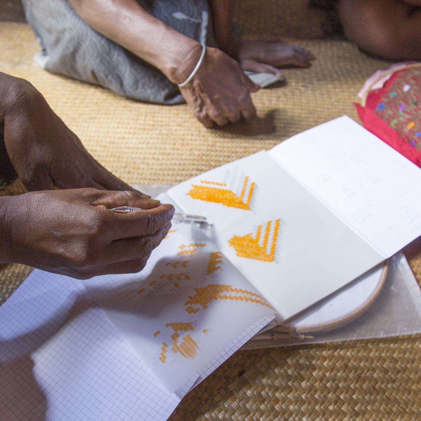 Drawing to translate weaving structures kakany